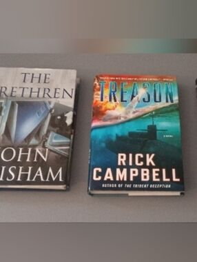 Variety of Books Lot of 2 Hardcover  Crime War Mystery